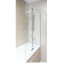 Шторка на ванну GuteWetter Lux Pearl GV-102A правая 120 см стекло бесцветное, профиль хром