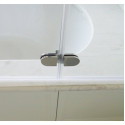 Шторка на ванну GuteWetter Lux Pearl GV-102 правая 100 см стекло бесцветное, профиль хром
