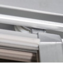 Шторка на ванну GuteWetter Practic Part GV-403 158-162 см стекло бесцветное, профиль матовый хром