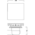 Сифон для поддона Hatria Leaf Y1D501/Y1VN01