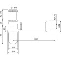 Сифон для раковины Timo 960/00L