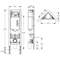 Система инсталляции для унитазов Mepa VariVIT Е31 Eck-WC 514802 угловая