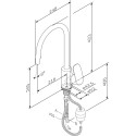 Смеситель AM.PM Like F8012000 для кухонной мойки
