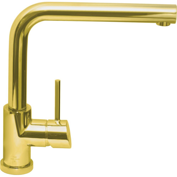Смеситель Alveus Fluid Monarch 1134846 для кухонной мойки, gold