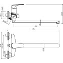 Смеситель Argo Atlanta 35-L35L/K универсальный