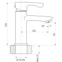 Смеситель Argo Teta 35-04L для раковины