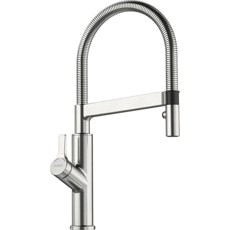 Смеситель Blanco Solenta-S Senso 523127 для кухонной мойки, рычаг слева