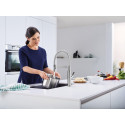Смеситель Blanco Solenta-S Senso 523127 для кухонной мойки, рычаг слева