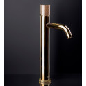 Смеситель Boheme Stick 122-GG.2 для раковины, gold touch gold