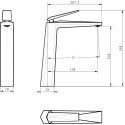Смеситель Boheme Venturo 382 для раковины