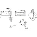 Смеситель Bravat Fit F3135188CP-RUS для биде