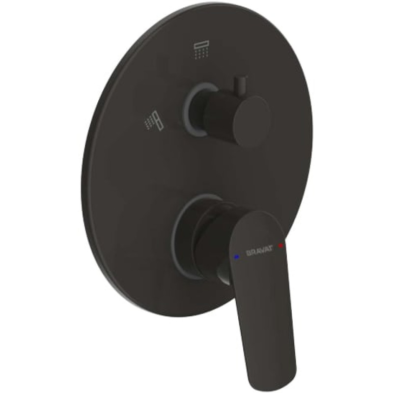 Смеситель Bravat Rhein PB8429564BW-2-ENG для ванны с душем