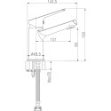 Смеситель Cersanit Flavis 63034 для раковины, хром