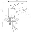 Смеситель Decoroom SO21 SO21011 для раковины