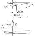 Смеситель Grohe Allure Brilliant 19783000 для раковины