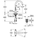 Смеситель Grohe Atrio New 21022003 для раковины