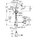 Смеситель Grohe Atrio New 32108DA3 для биде, теплый закат