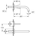 Смеситель Grohe Atrio New Joy 19918003 для раковины