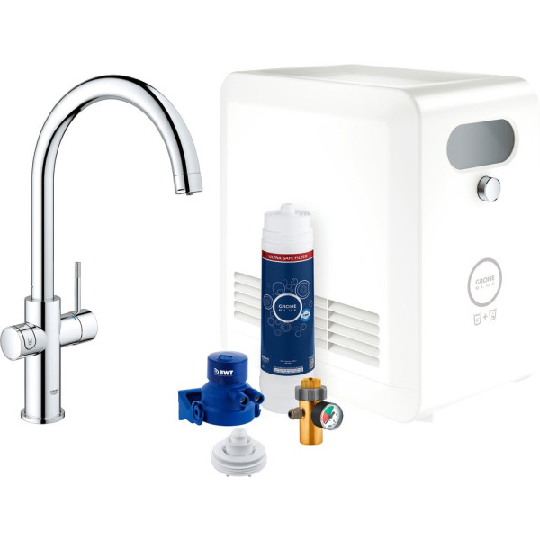 Смеситель Grohe Blue Professional 31607002 для кухонной мойки, хром