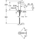 Смеситель Grohe Essence New 23590DL1 для раковины