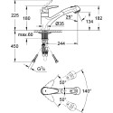 Смеситель Grohe Eurodisc 32257001 для кухонной мойки