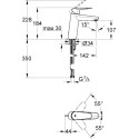 Смеситель Grohe Eurodisc Cosmopolitan 23449002 для раковины