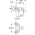 Смеситель Grohe Euroeco 32740000 для душа