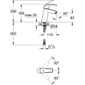 Смеситель Grohe Eurosmart 23324001 для раковины