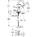 Смеситель Grohe Eurosmart 23743003 для раковины