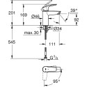 Смеситель Grohe Eurosmart 23974003 для раковины