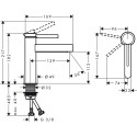 Смеситель Hansgrohe Finoris 110 76024000 для раковины, хром