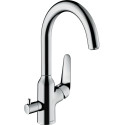 Смеситель Hansgrohe Focus M42 71803000 для кухонной мойки, хром