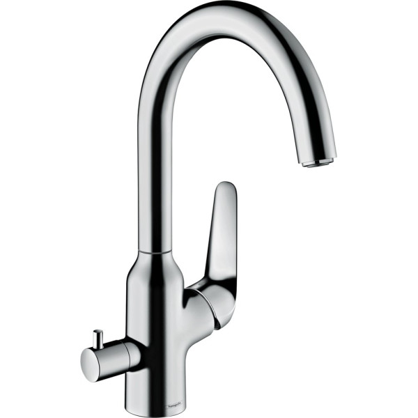 Смеситель Hansgrohe Focus M42 71803000 для кухонной мойки, хром