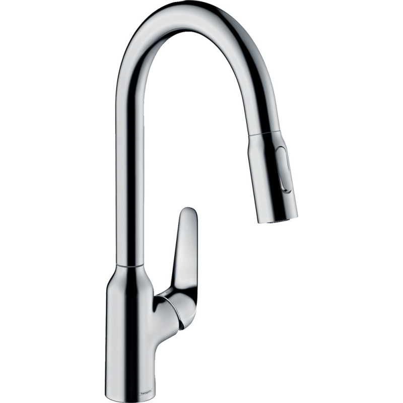 Смеситель Hansgrohe Focus M42 71820000 для кухонной мойки, хром