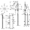 Смеситель Hansgrohe Focus M42 71820000 для кухонной мойки, хром