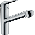 Смеситель Hansgrohe Focus M42 71829000 для кухонной мойки, хром