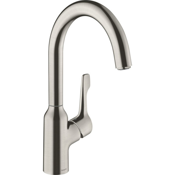 Смеситель Hansgrohe Focus M43 71812800 для кухонной мойки, сталь