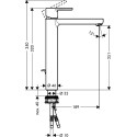 Смеситель Hansgrohe Metris S 31022000 для раковины