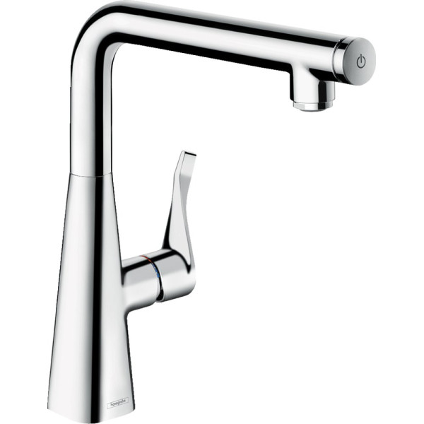 Смеситель Hansgrohe Metris Select M71 14847000 для кухонной мойки, хром