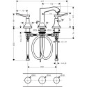Смеситель Hansgrohe Metropol Classic 31330000 для раковины