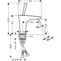 Смеситель Hansgrohe PuraVida 15075000 для раковины