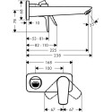 Смеситель Hansgrohe Talis E 71734000 для раковины