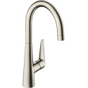 Смеситель Hansgrohe Talis M51 72816800 для кухонной мойки, сталь