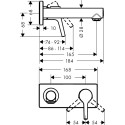 Смеситель Hansgrohe Talis S 72110000 для раковины