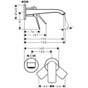 Смеситель Hansgrohe Vivenis 75050000 для раковины, хром