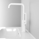 Смеситель IDDIS Slide SLIWT00i05 для кухонной мойки, белый