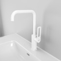 Смеситель IDDIS Slide SLIWT00i05 для кухонной мойки, белый