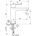 Смеситель Ideal Standard Cerafine O BC554AA для раковины
