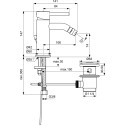 Смеситель Ideal Standard Ceraline BC197AA для биде
