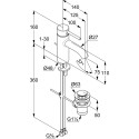 Смеситель Kludi Bozz 382700576 для раковины